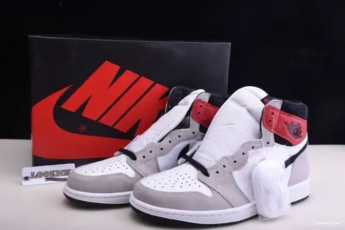 HYPE Grey OG Light 555088-126 Air 1 High Jordan Smoke 0619